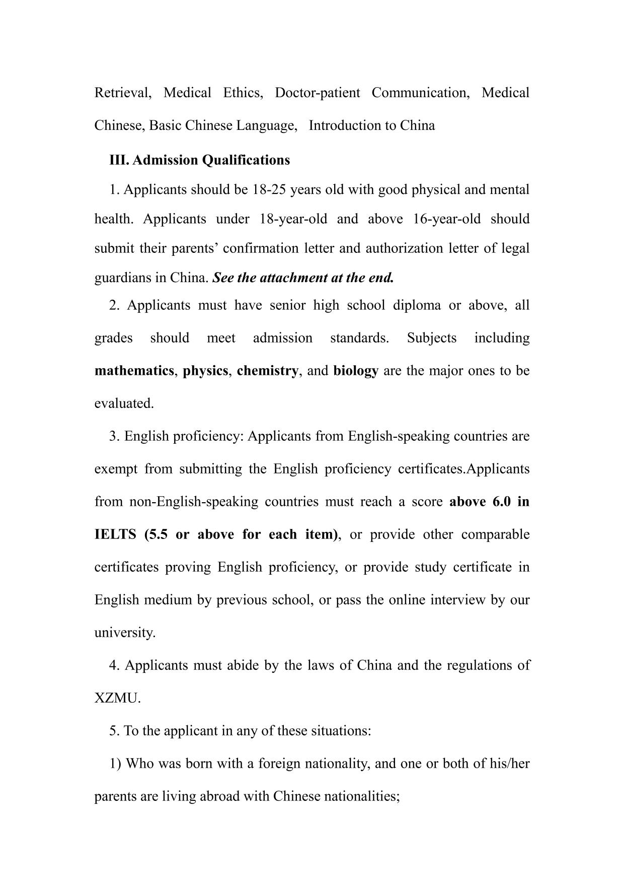 2025 Xuzhou Medical University Admission Brochure for Bachelor Program in Clinical Medicine (English Medium)