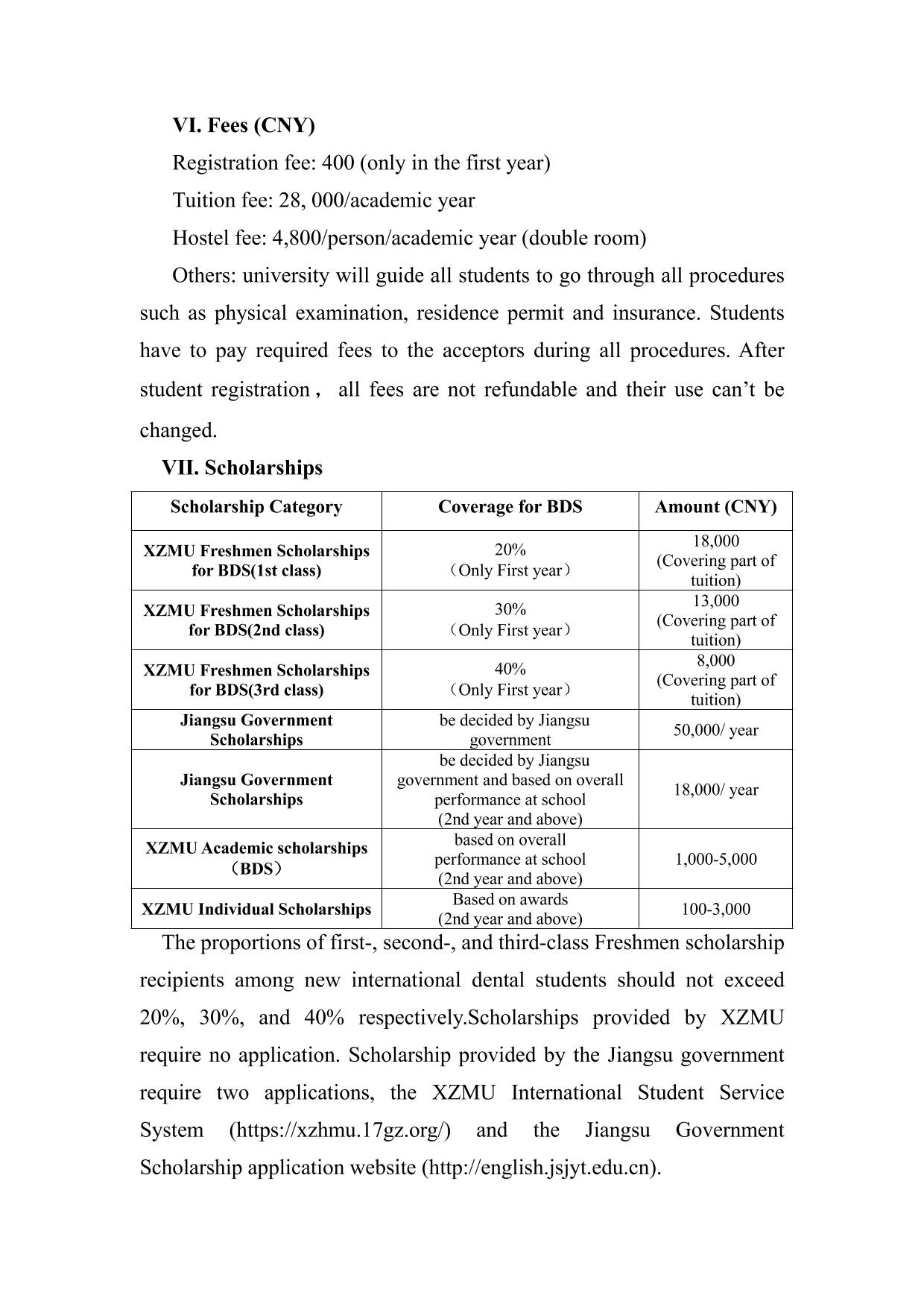 2025 Xuzhou Medical University Admission Brochure for Bachelor Program in Dental Surgery (BDS,English Medium)